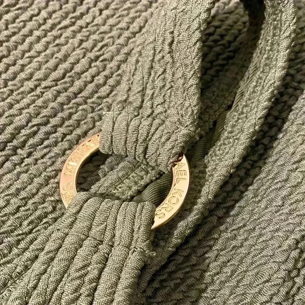 Michael Kors New Logo Ring One Piece Swimsuit Size 14